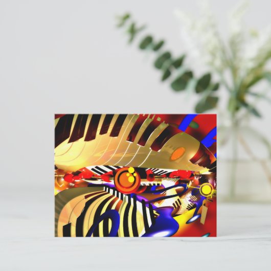 抽象芸術超現実主義 ポストカード (スタンド正面)