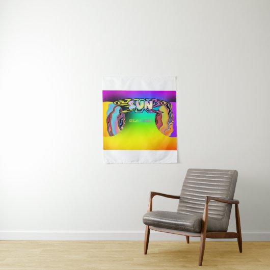 抽象芸術超現実的サングラス タペストリー (インサイチュ)