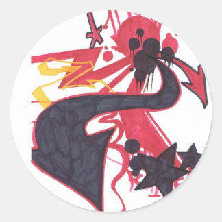 抽象芸術路 ラウンドシール