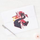 抽象芸術路 ラウンドシール (封筒)