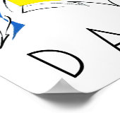 抽象芸術踊り- Dance Lover Artwork ポスター (角)