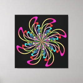 抽象芸術車 キャンバスプリント