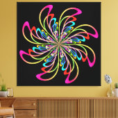 抽象芸術車 キャンバスプリント (インサイチュ (リビング))