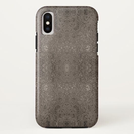 抽象芸術輝く美しいライトグレーのサンプル Case-Mate iPhoneケース (裏面)