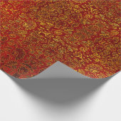 抽象芸術輝く美しい琥珀のサンプル ラッピングペーパー (角)