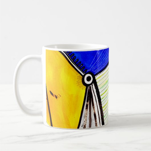 抽象芸術輪 コーヒーマグカップ (左)