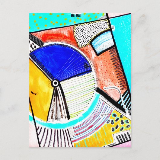 抽象芸術輪 シーズンポストカード (正面)