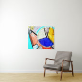 抽象芸術輪 タペストリー (インサイチュ(横))