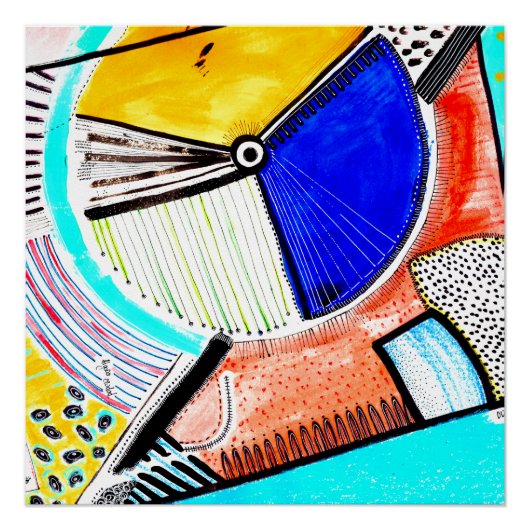 抽象芸術輪 ポスター (正面)