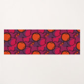 抽象芸術迷彩柄 ヨガマット (正面(横))