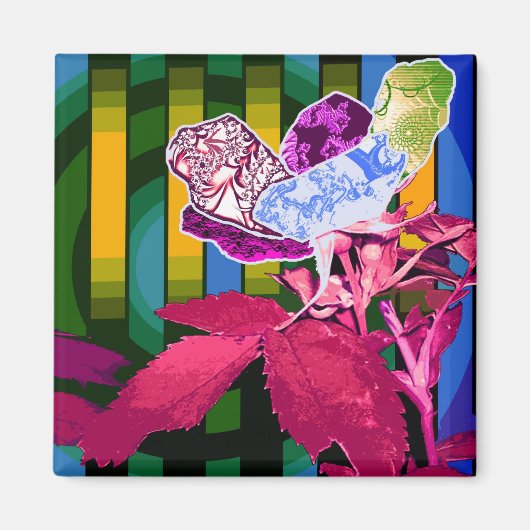 抽象芸術透視図 マグネット (正面)