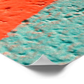 抽象芸術通りアート絵を描スプの背景 ポスター (角)