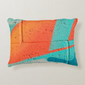 抽象芸術通りスプレ絵を描ーのテクスチャ背景 アクセントクッション (正面)