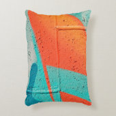 抽象芸術通りスプレ絵を描ーのテクスチャ背景 アクセントクッション (正面(垂直))
