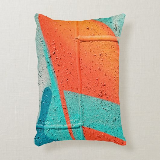 抽象芸術通りスプレ絵を描ーのテクスチャ背景 アクセントクッション (正面(垂直))