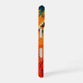 抽象芸術運動（ばちゃばちゃ）跳ねる_電話ケース iPhone 16ケース (右側面)