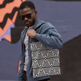 抽象芸術部三角形 トートバッグ