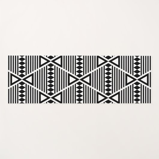 抽象芸術部三角形 ヨガマット (正面(横))