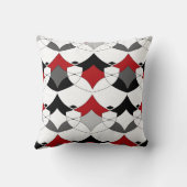 抽象芸術部族オーナメント。 クッション (裏面)