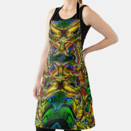 抽象芸術部族スタイルデザイン、彫刻 エプロン