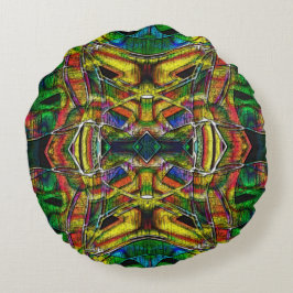 抽象芸術部族スタイルデザイン、彫刻 ラウンドクッション