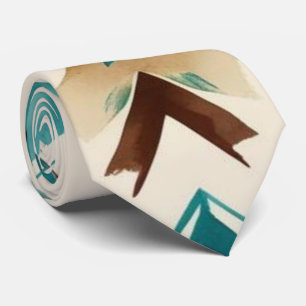 抽象芸術部族男子ネックタイ ネクタイ