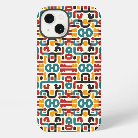 抽象芸術部族 iPhoneケース (裏面)