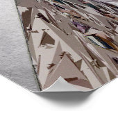 抽象芸術都市構造 ポスター (角)