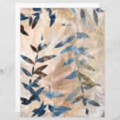 抽象芸術重葉層スクラップブック紙 (正面/裏面)