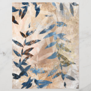 抽象芸術重葉層スクラップブック紙