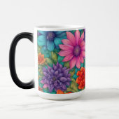 抽象芸術野生の花#23 - モーフィングマグカップ (左)