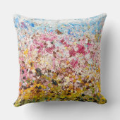 抽象芸術野草野マザーズデイ枕 クッション (裏面)