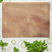 抽象芸術金ゴールドと錆び芸術 キッチンタオル (折り畳み)