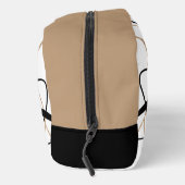 抽象芸術金ゴールドと黒線 ドップキット (右)