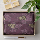 抽象芸術金ゴールドぶどう葉とワインデコpage 薄葉紙 (ギフト)