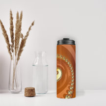 抽象芸術金ゴールドオレンジ色のグラデーション緩和曲線フラクタル