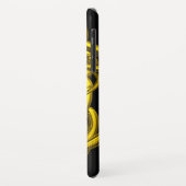 抽象芸術金ゴールドカラフルケルト結び目模様 Case-Mate iPhoneケース (裏面/左)