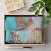 抽象芸術金ゴールドクイーンデコップウィメンズ履歴月 薄葉紙 (ギフト)