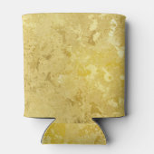 抽象芸術金ゴールドグランジテクスチャの背景 缶クーラー (裏面)