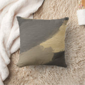 抽象芸術金ゴールドグ絵を描レイモダン クッション (ブランケット)