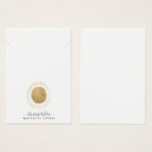 抽象芸術金ゴールドサン手作フェイクり箔製品 (正面&裏面)