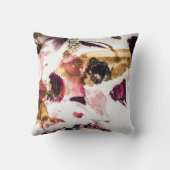 抽象芸術金ゴールドスパークルズクリエイティブアート クッション (裏面)