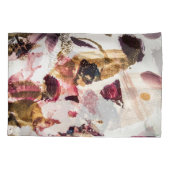 抽象芸術金ゴールドスパークルズクリエイティブアート 枕カバー (裏面)