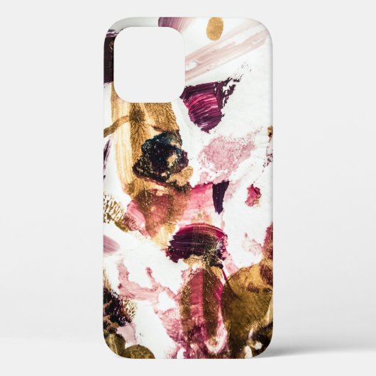 抽象芸術金ゴールドスパークルズクリエイティブアート Case-Mate iPhoneケース (裏面)