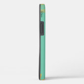 抽象芸術金ゴールドタスコイズ建物 Case-Mate iPhoneケース (裏面 / 右)