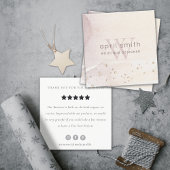 抽象芸術金ゴールドパープルモノグラムレビュー要求 スクエア名刺