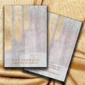 抽象芸術金ゴールドピンクジュエリーデザイナーディスプレイカード