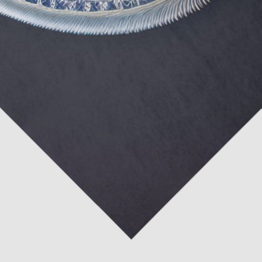 抽象芸術金ゴールドピーコックフェザーイラストレーションラージ 薄葉紙 (詳細)