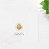 抽象芸術金ゴールドフェイクサンフォイルイヤリングディスプレイカード (デスク)