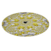 抽象芸術金ゴールドフラクタル カッティングボード (角)